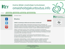 Tablet Screenshot of omaishoitajakuntoutus.info